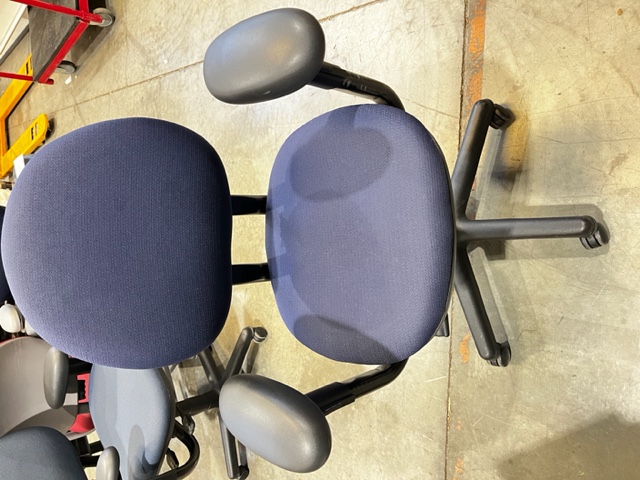 Steelcase Criterion Blue Office Chair w/ Adjustable Height, Back, Depth, & Armrests | QTY:9 - $65/EA (305040)