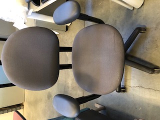 Steelcase 4535330DP Dark Grey cushioned criterion chair (303657)