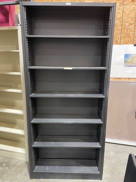 Grey Metal Bookshelf (305795)