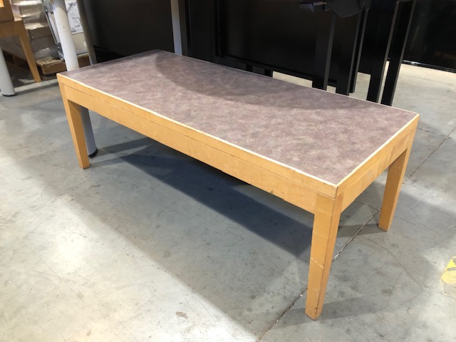 Dark Grey Laminate Wooden Legged Table - Long | QTY:4, $20/each (306912)