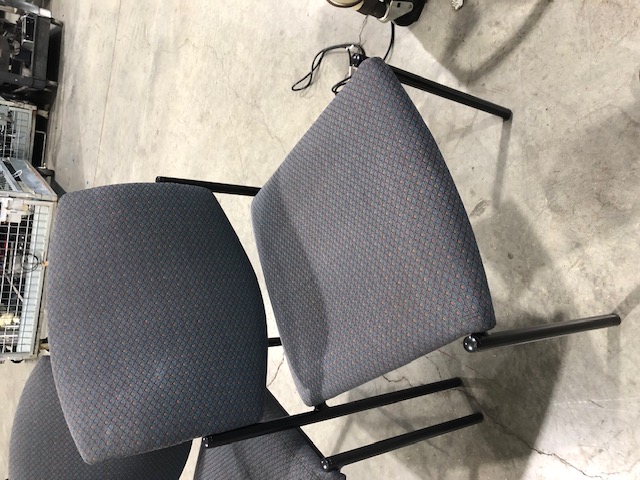 Steelcase Multicolored Patterned Chair without Armrests (304365)