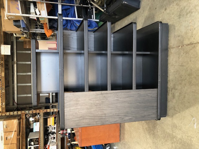 Grey & Black Display Rack/Shelves (305486)