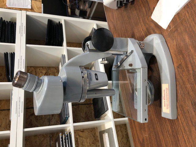 American Optical Stereo Microscope with 1x, 3x, and 6x Objectives and 15x W.F. CAT. 147B Eyepieces (304987)