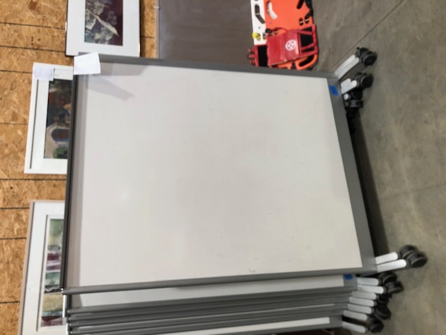 Rolling White Board QTY:2 , $45 EACH(303857)