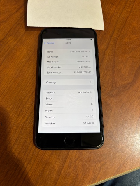 iPhone 8 Plus (AT&T Unlocked)(305022)