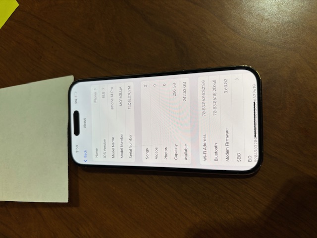iPhone 14 Pro (AT&T Unlocked)(305017)