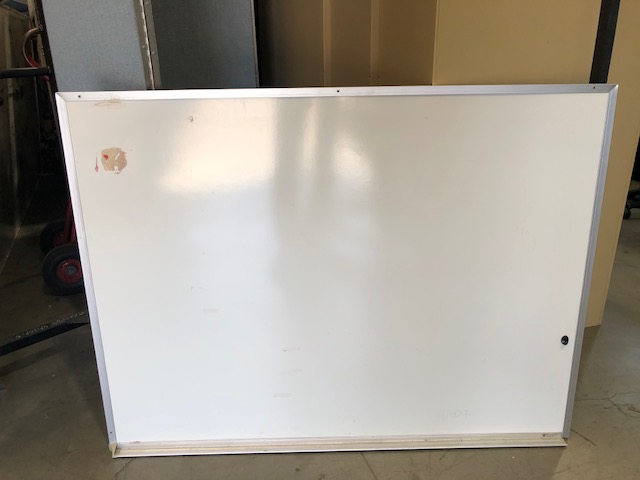 Whiteboard with Pen Tray. Some Damage on Top Left (304985)