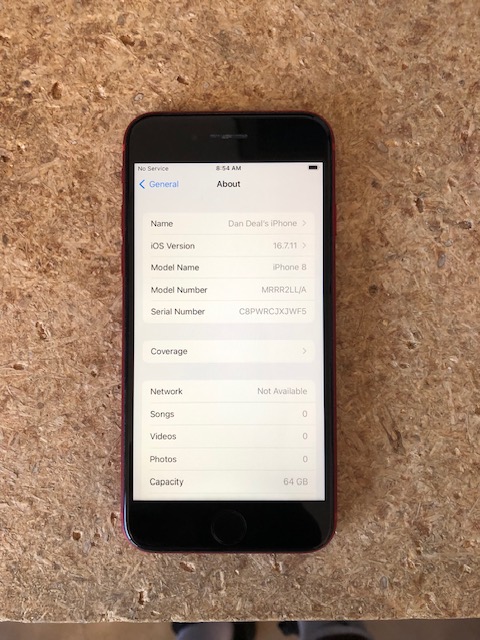 iPhone 8 (Verizon Unlocked) (305270)