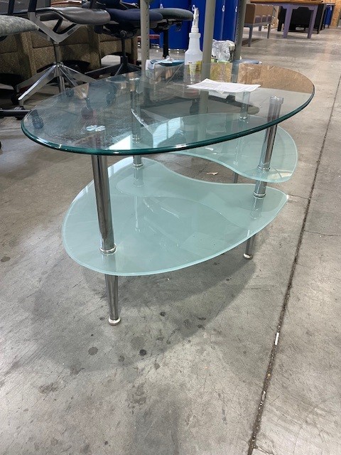 Glass Table 3-tiered (305801)