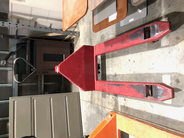 Dayton Red Pallet Jack 3W094A Max Weight: 4500lbs (305772)