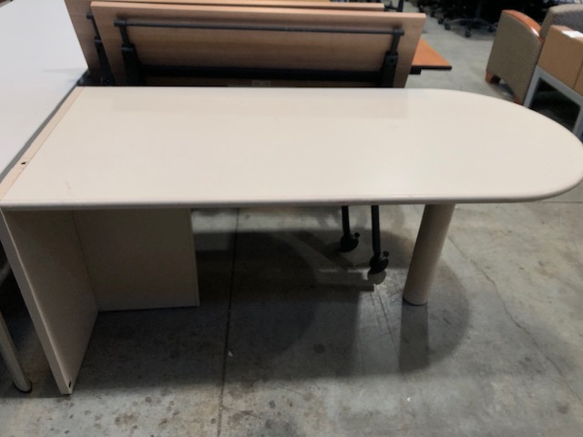 Grey laminate desk (306437)