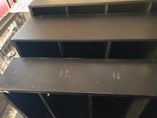 Black Colored 6 Shelves Bookshelves (301933)