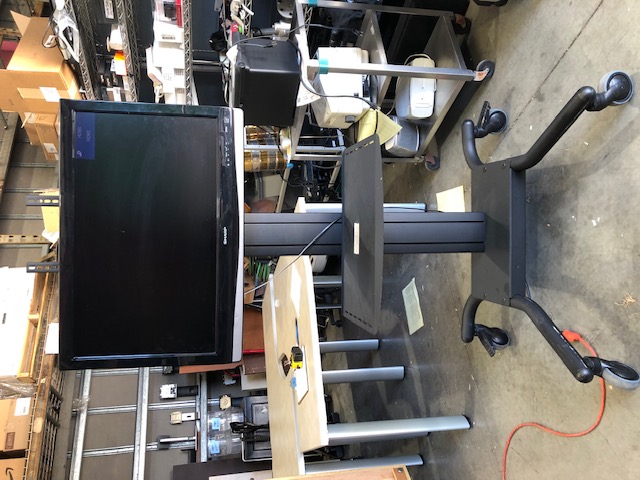 Sharp Liquid Crystal 32" TV LC-32SB220U & Karaoke/Display Stand w Wheels (305634)