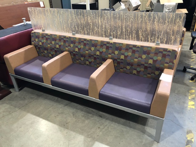 Steelcase Sofa w/ Privacy Screen (304633)