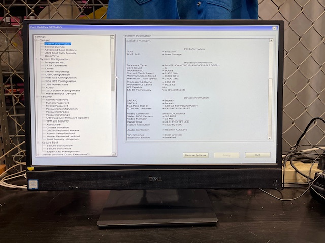Dell OptiPlex 5270 21.5 (2019) (305747)