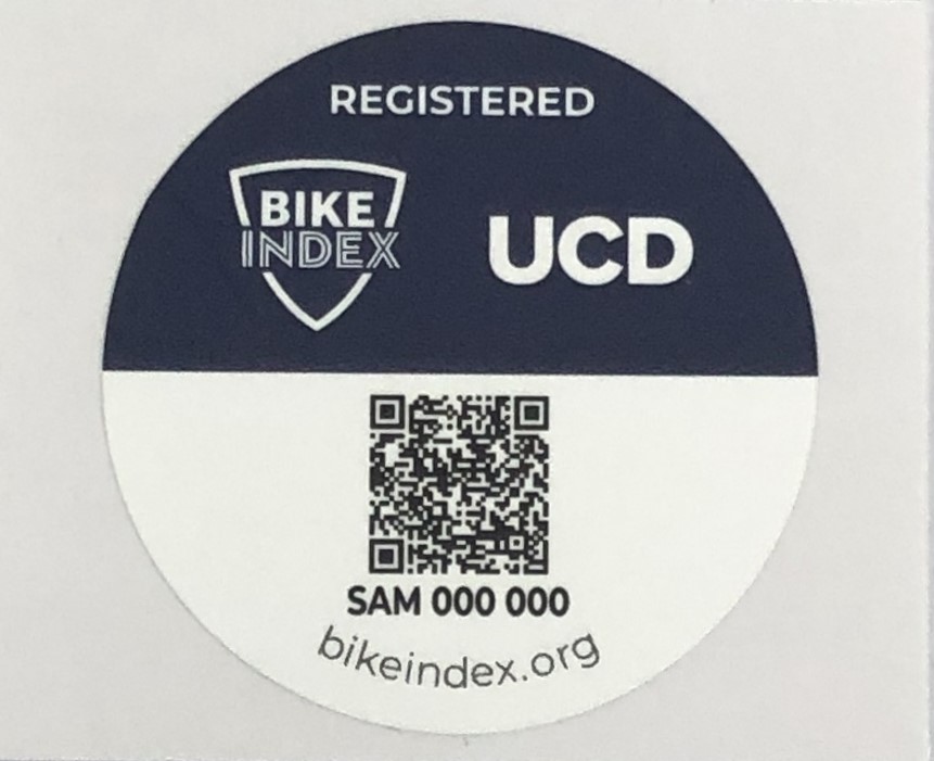 Bike Index Registration Sticker